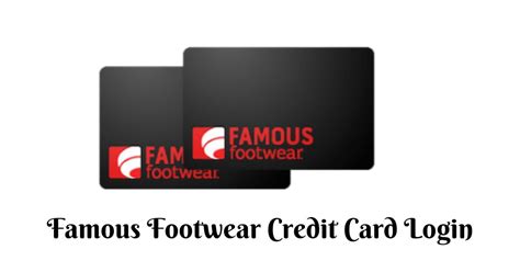 Need Help. . Famous footwear credit card login